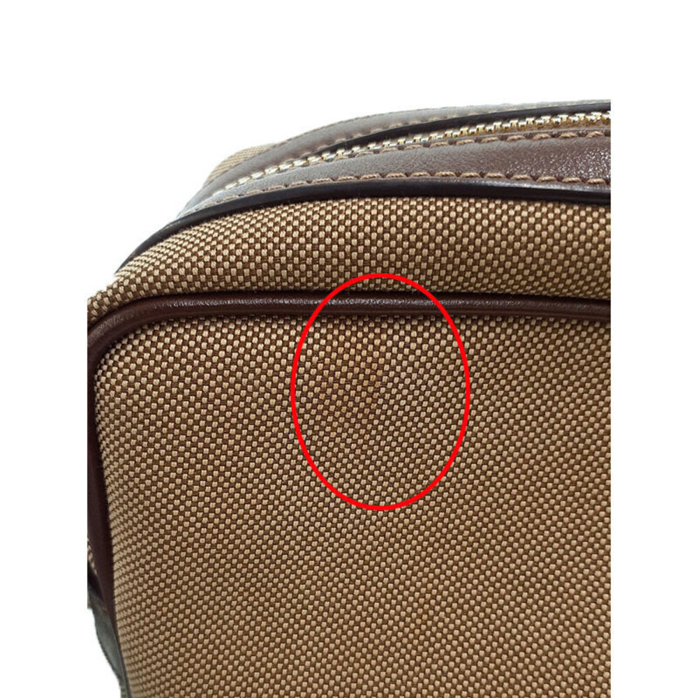 Prada Jacquard Logo Camera Bag beige brown canvas - Picture 8 of 9